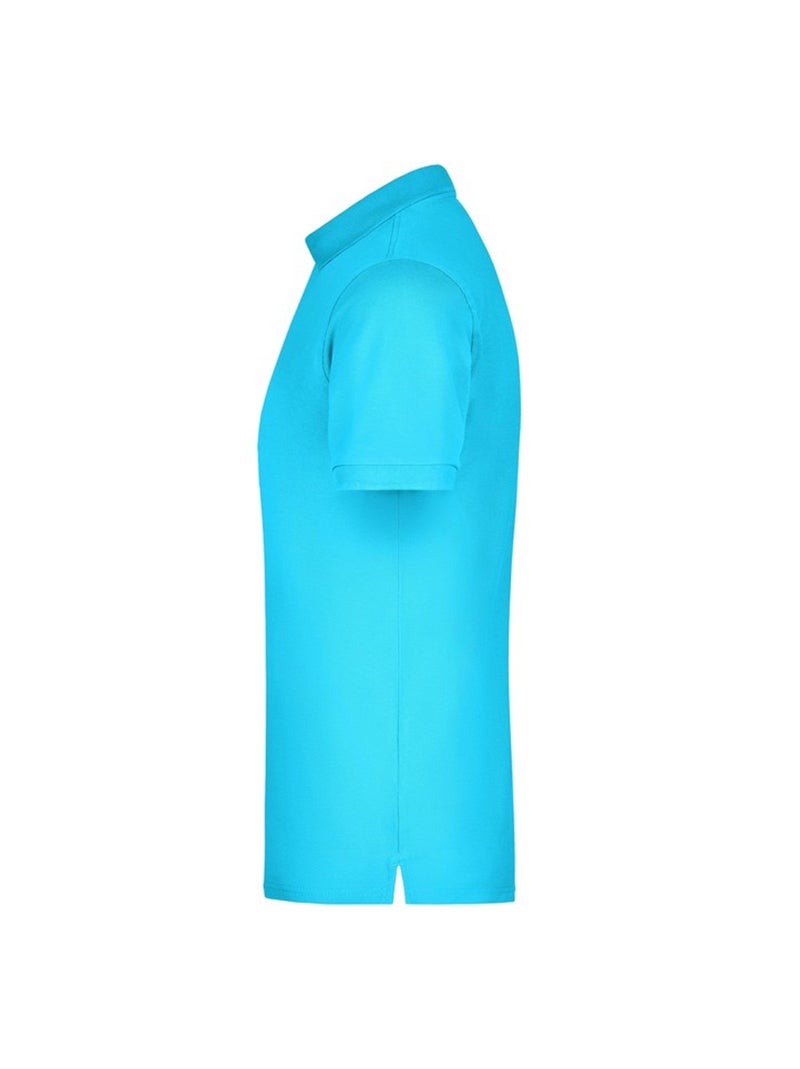 James and Nicholson - Polo Bleu marine/Turquoise - Kiabi