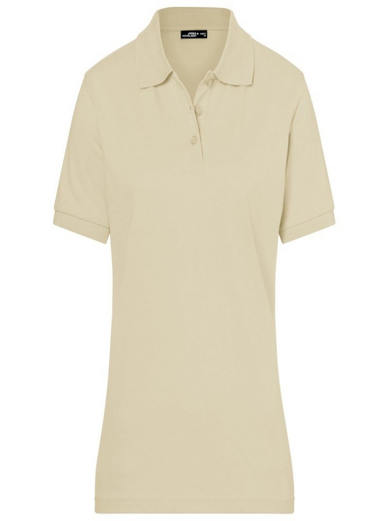 James and Nicholson - Polo CLASSIC Beige gris - Kiabi