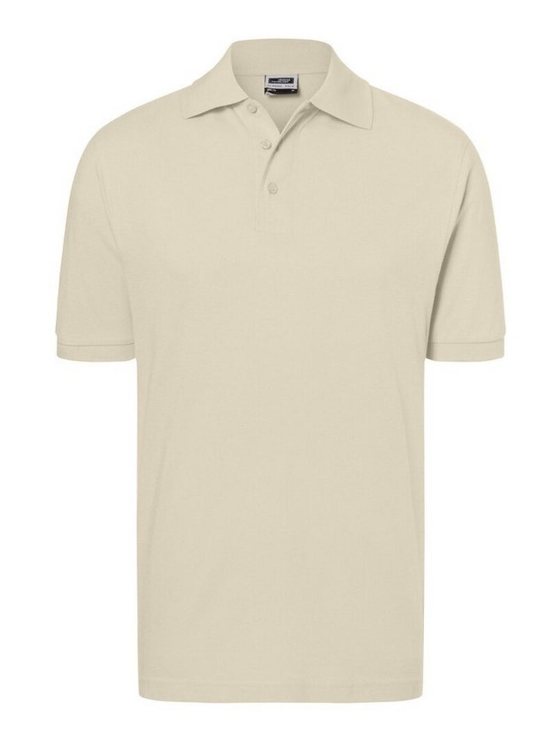 James and Nicholson - Polo CLASSIC Beige gris - Kiabi