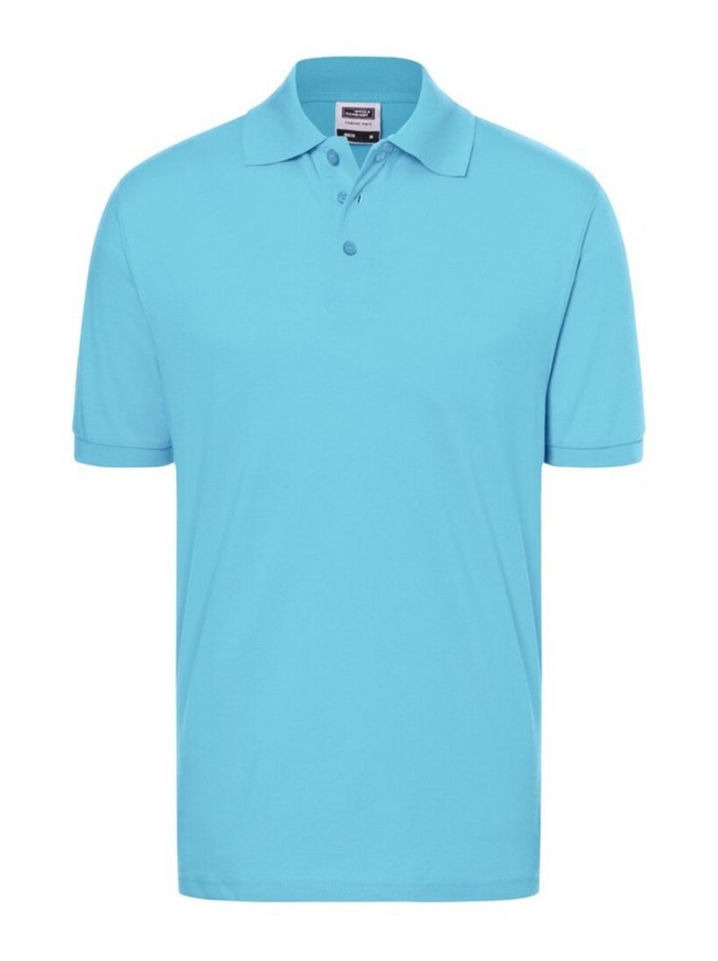 James and Nicholson - Polo CLASSIC Bleu ciel - Kiabi