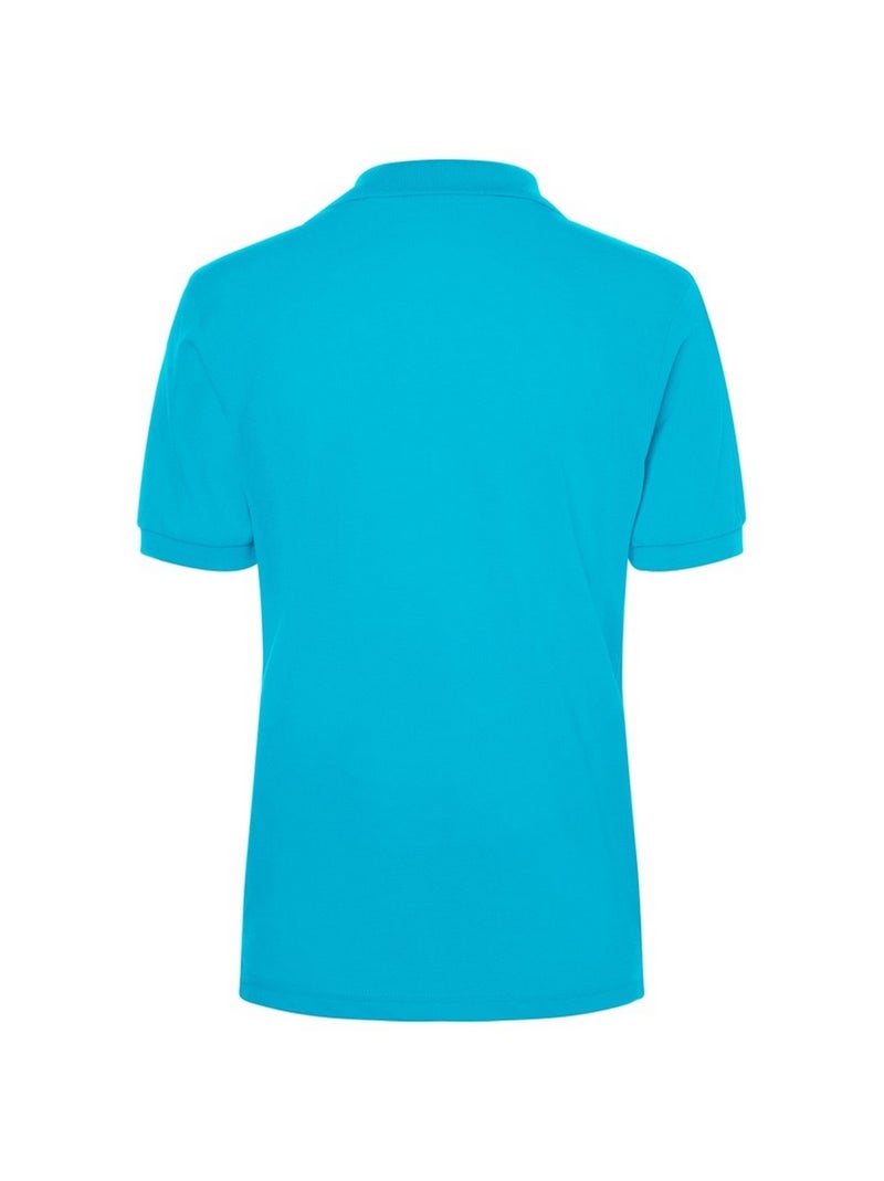 James and Nicholson - Polo CLASSIC Bleu marine/Turquoise - Kiabi