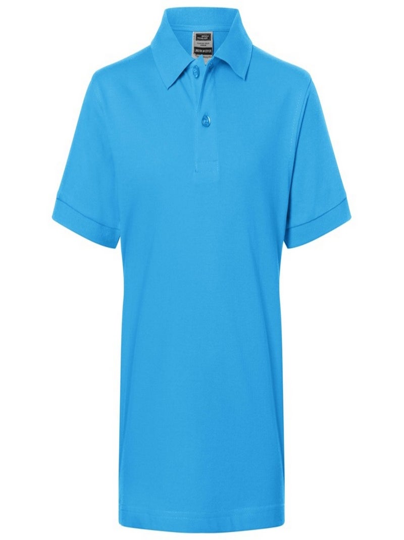 James and Nicholson - Polo CLASSIC Bleu turquoise - Kiabi