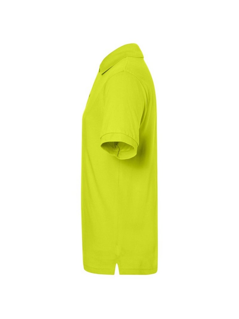 James and Nicholson - Polo CLASSIC Jaune fluo - Kiabi