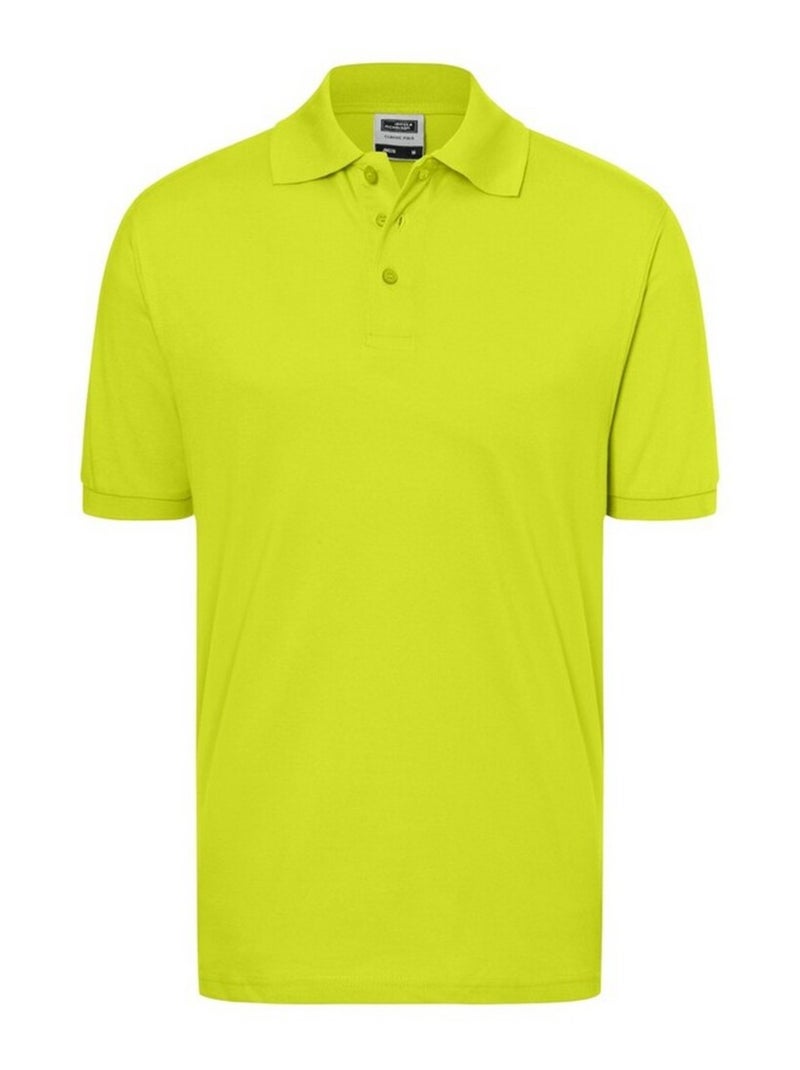 James and Nicholson - Polo CLASSIC Jaune - Kiabi