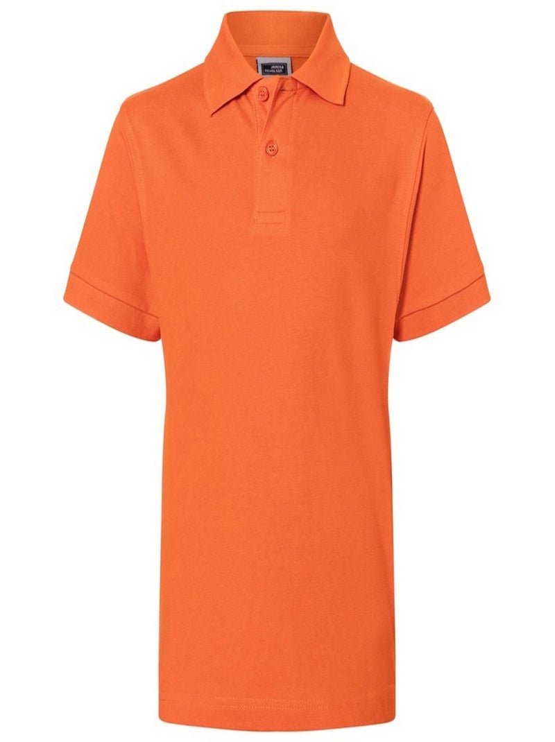 James and Nicholson - Polo CLASSIC Orange clémentine - Kiabi