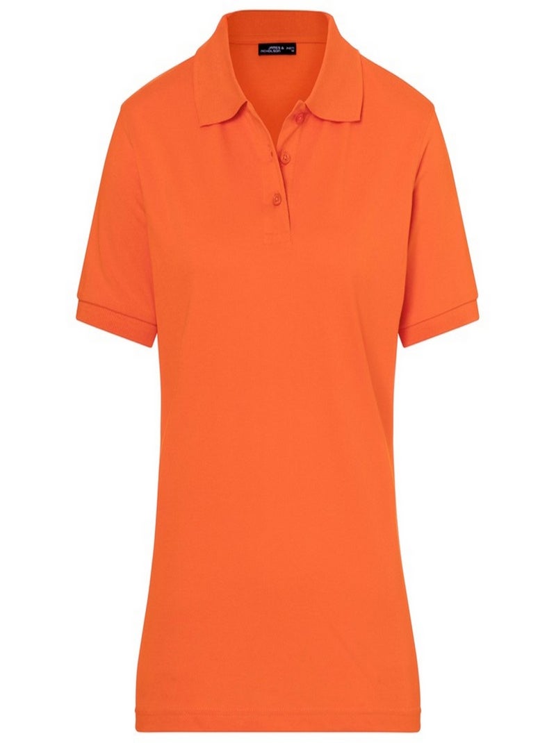 James and Nicholson - Polo CLASSIC Orange clémentine - Kiabi