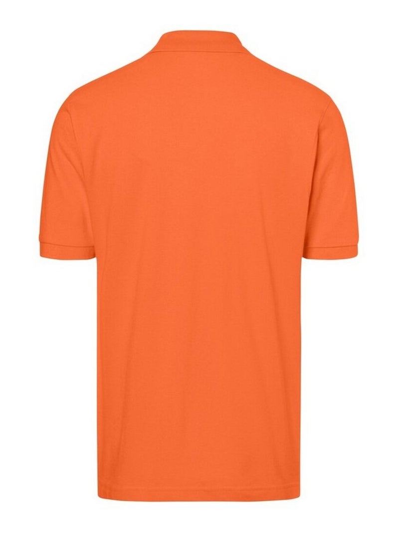 James and Nicholson - Polo CLASSIC Orange clémentine - Kiabi