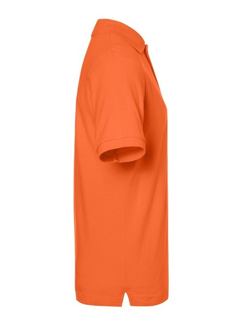 James and Nicholson - Polo CLASSIC Orange clémentine - Kiabi