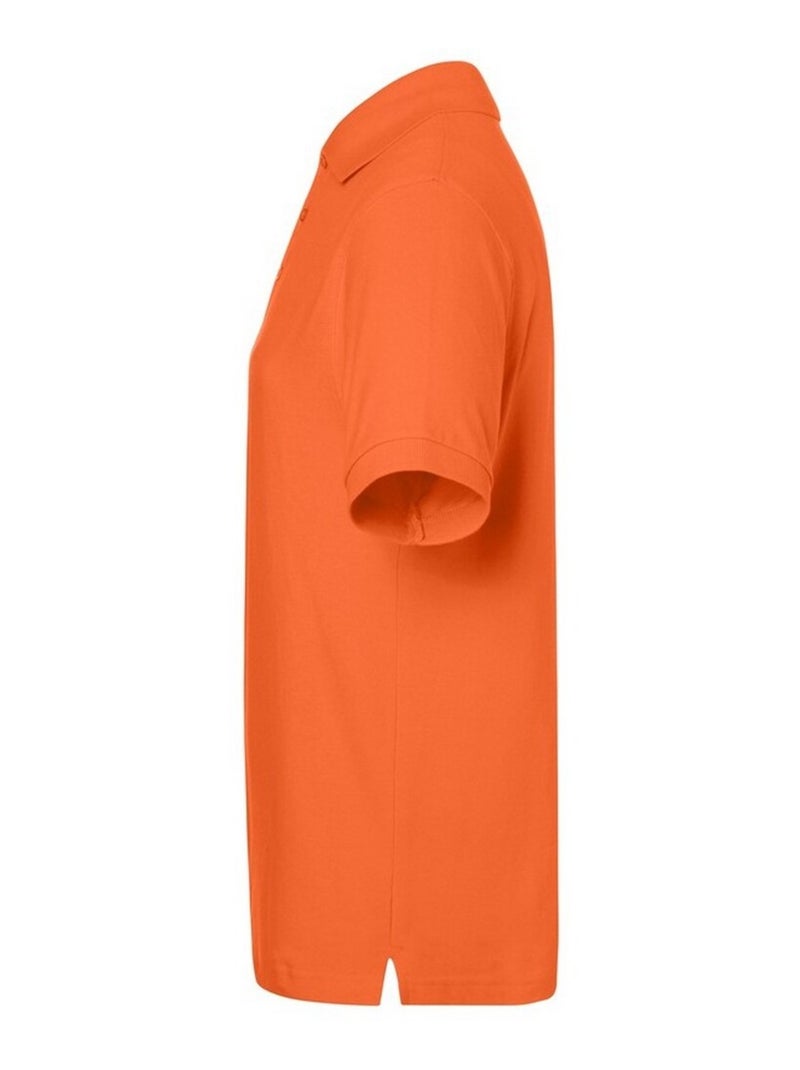 James and Nicholson - Polo CLASSIC Orange clémentine - Kiabi