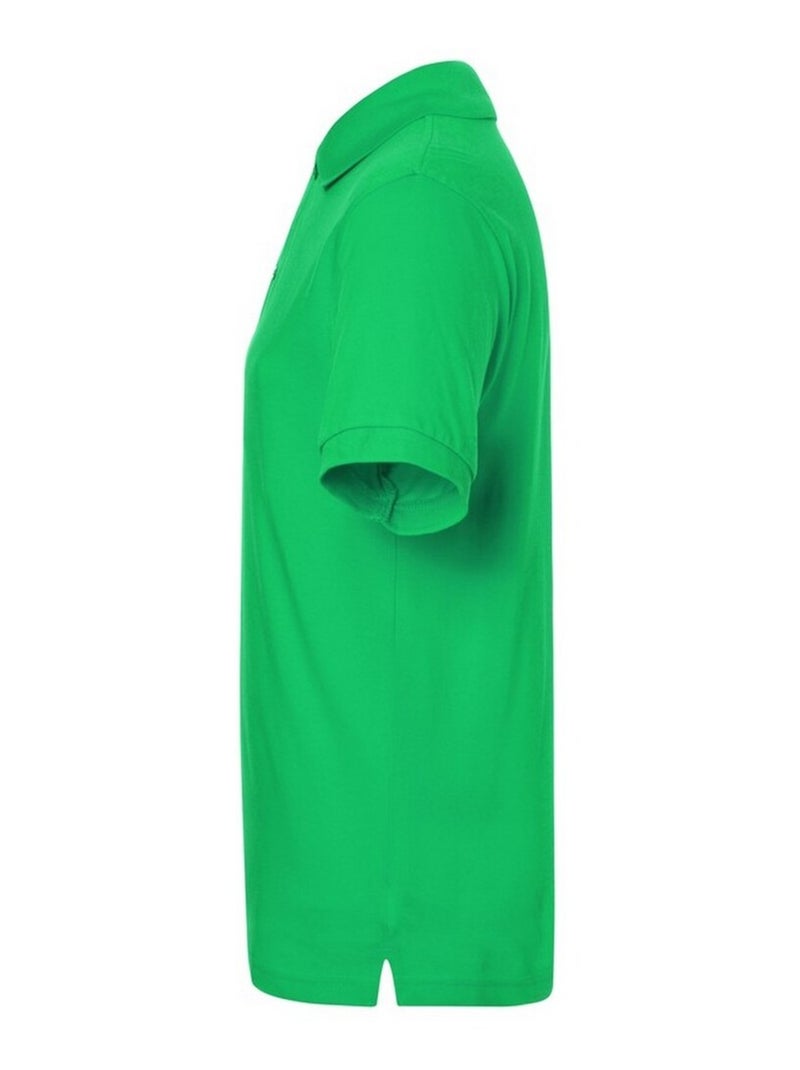 James and Nicholson - Polo CLASSIC Vert marine fluo - Kiabi