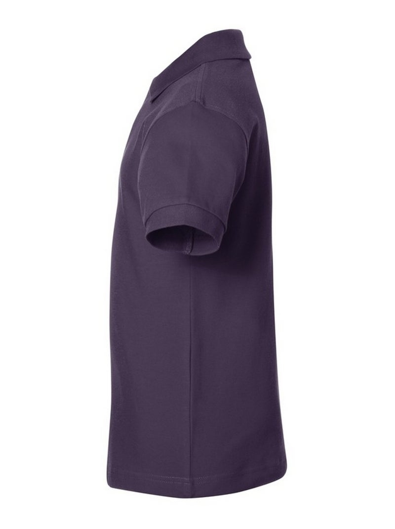 James and Nicholson - Polo CLASSIC Violet aubergine - Kiabi