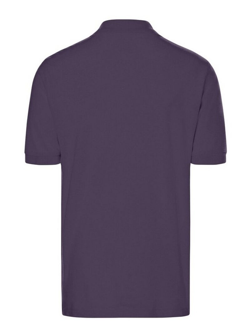 James and Nicholson - Polo CLASSIC Violet aubergine - Kiabi