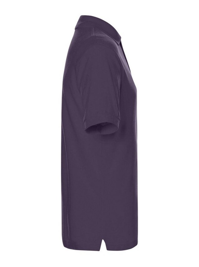 James and Nicholson - Polo CLASSIC Violet aubergine - Kiabi