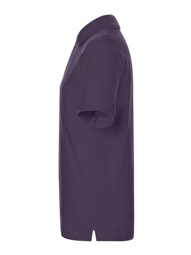 James and Nicholson - Polo CLASSIC Violet aubergine - Kiabi