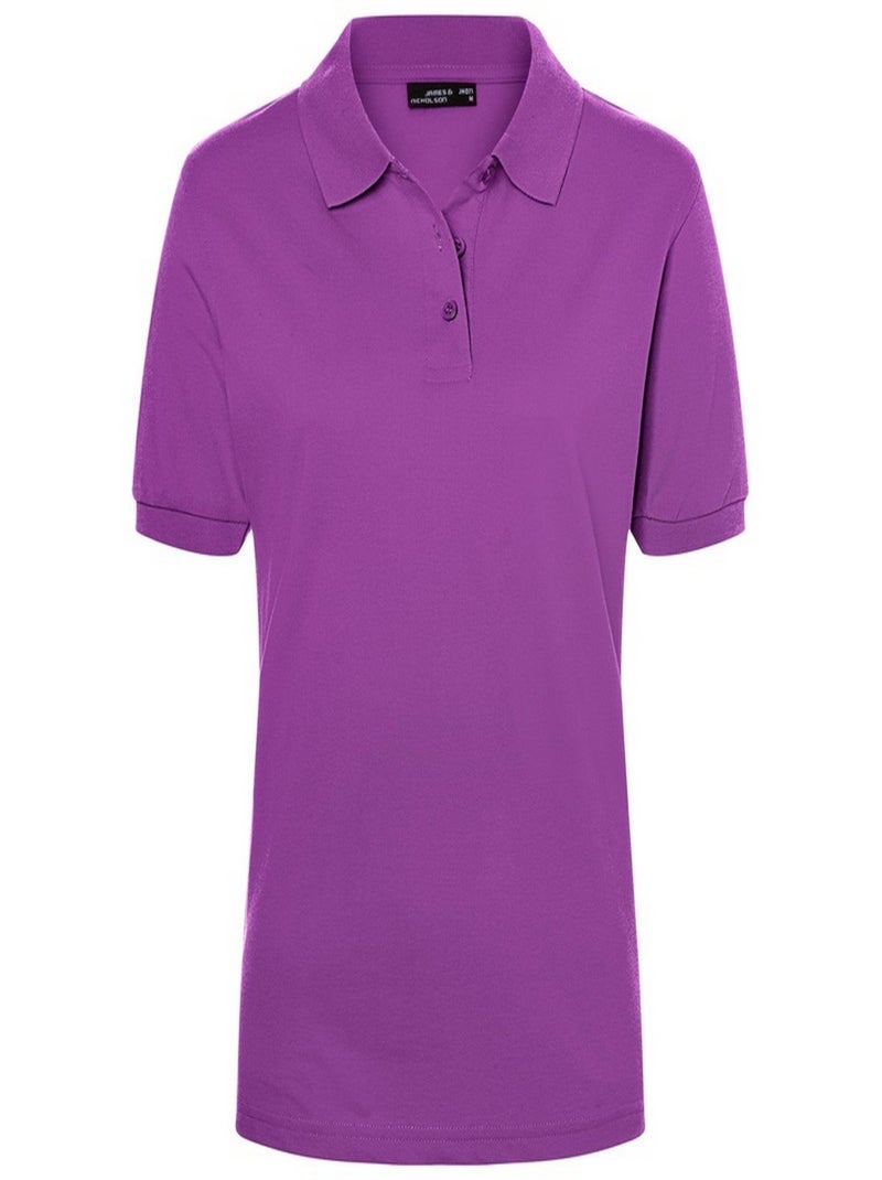 James and Nicholson - Polo CLASSIC Violet - Kiabi