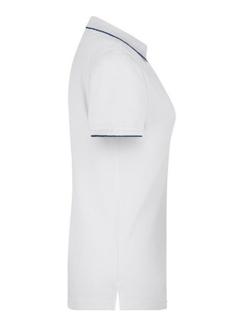 James and Nicholson - Polo motif/style à rayures Blanc Bleu - Kiabi