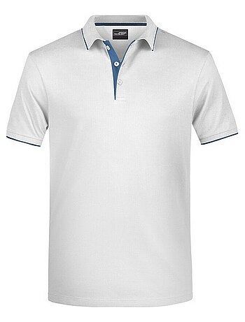 James and Nicholson - Polo motif/style rayures contrastées
