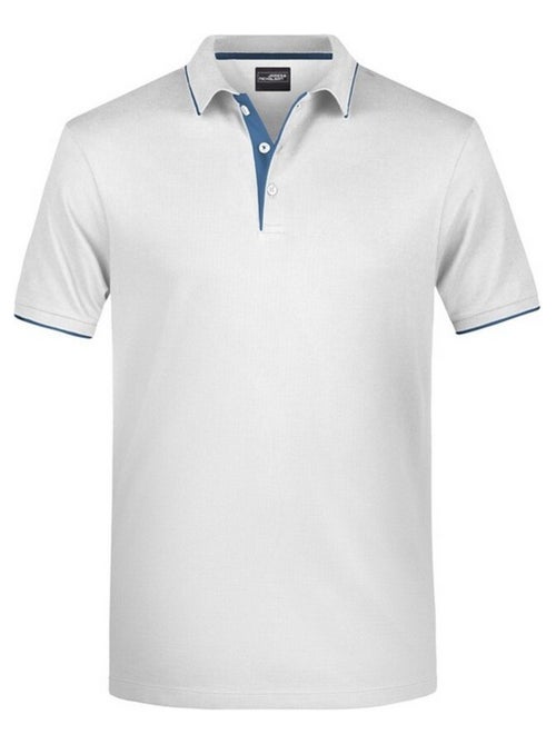 James and Nicholson - Polo motif/style rayures contrastées - Kiabi