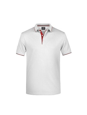 James and Nicholson - Polo motif/style rayures contrastées