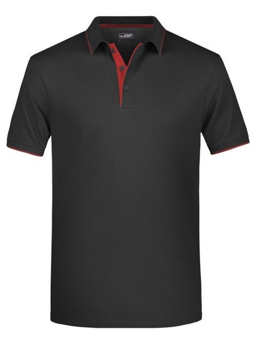 James and Nicholson - Polo motif/style rayures contrastées - Kiabi