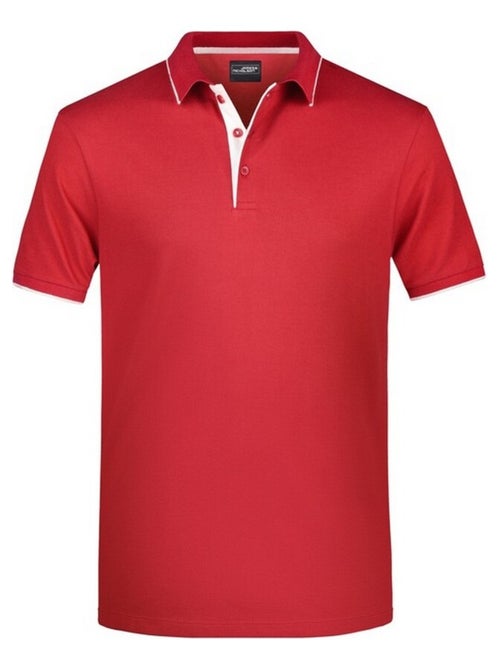 James and Nicholson - Polo motif/style rayures contrastées - Kiabi
