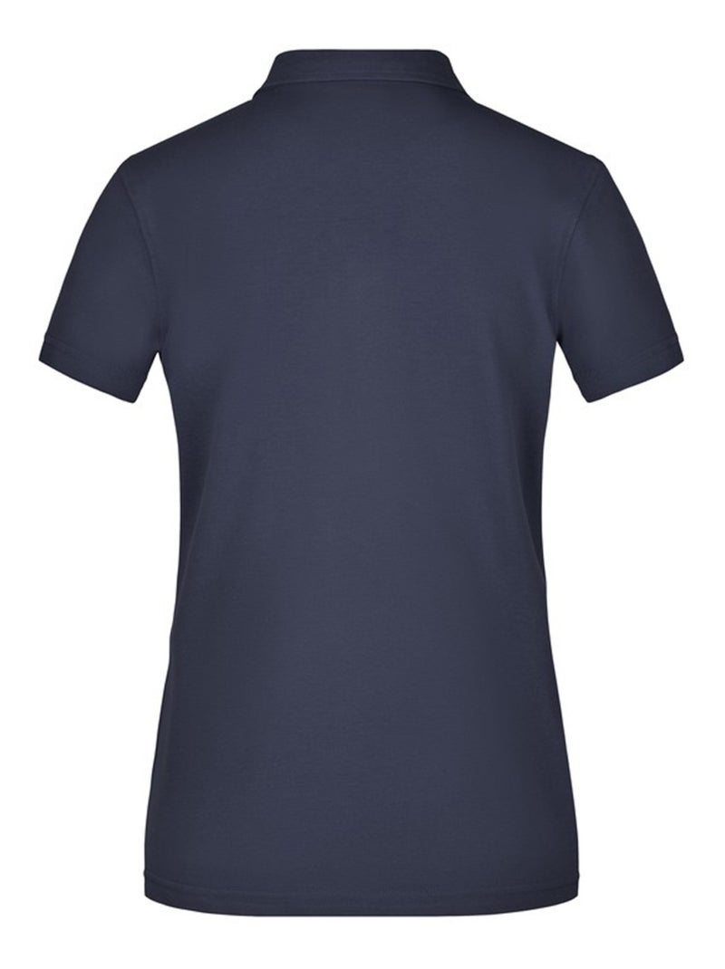 James and Nicholson - Polo motif/style uni Bleu Bleu marine Blanc - Kiabi