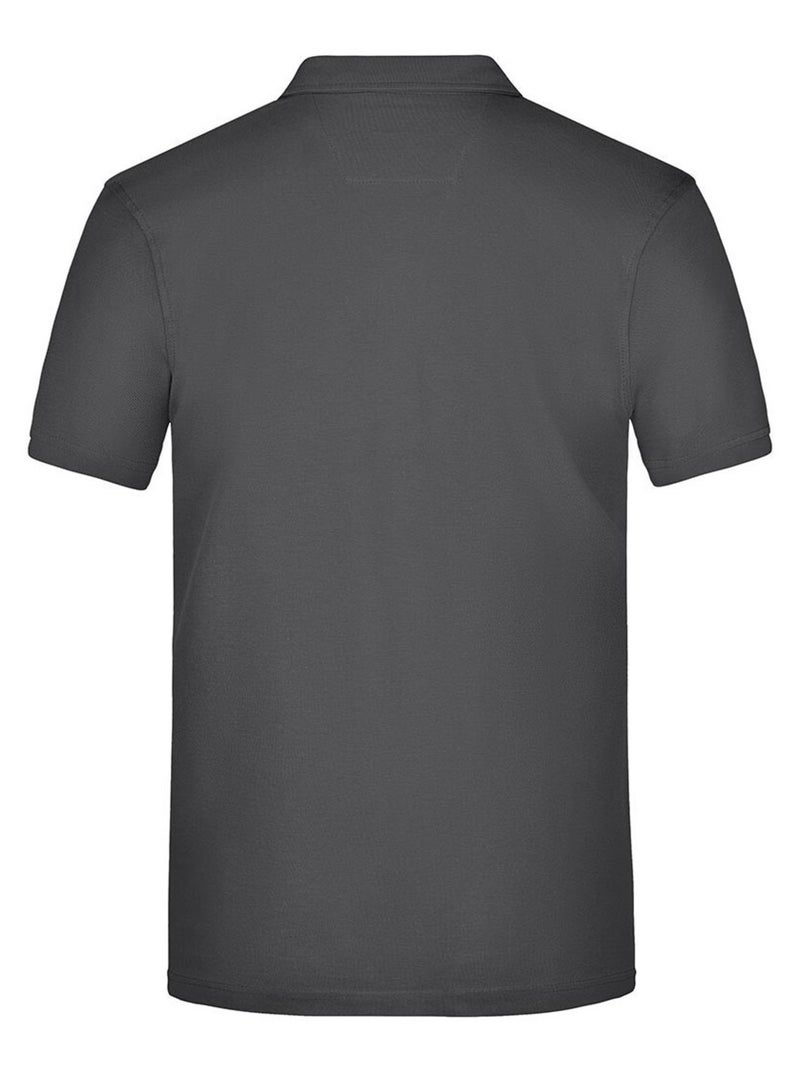 James and Nicholson - Polo motif/style uni Gris tourterelle - Kiabi