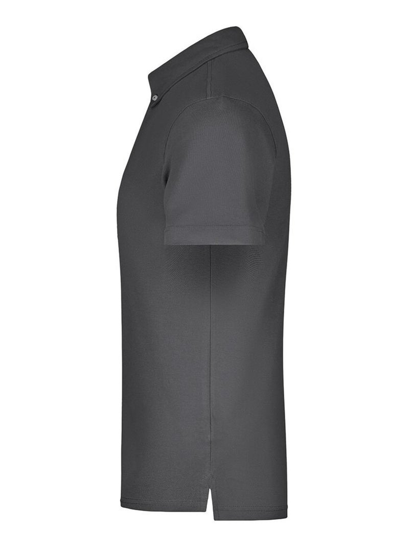 James and Nicholson - Polo motif/style uni Gris tourterelle - Kiabi