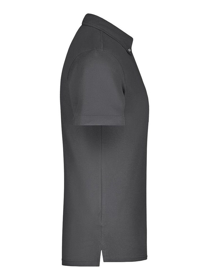 James and Nicholson - Polo motif/style uni Gris tourterelle - Kiabi