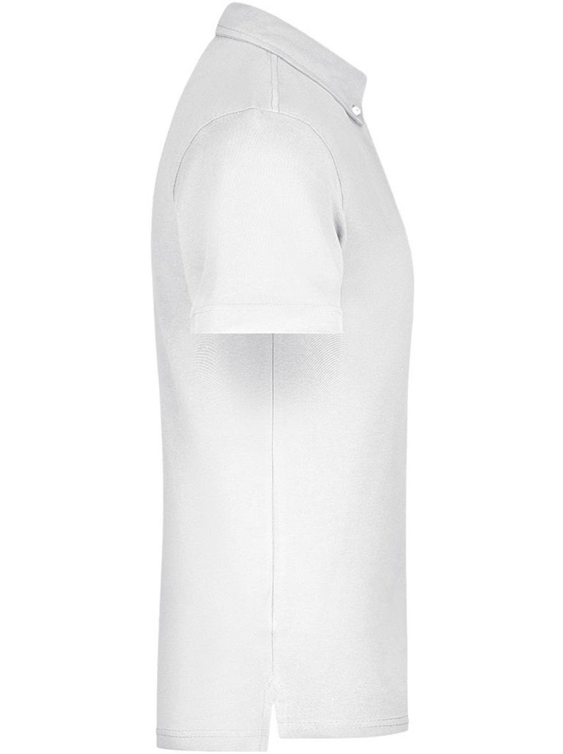 James and Nicholson - Polo motif/style uni Marine/Blanc - Kiabi