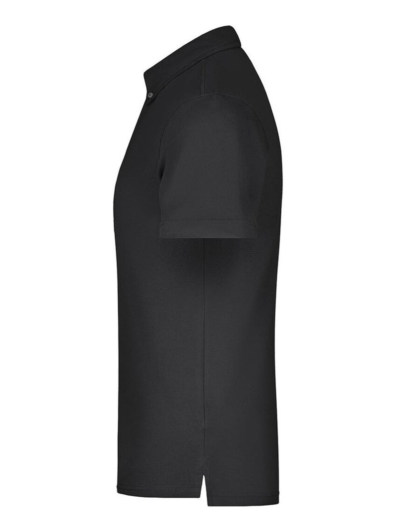 James and Nicholson - Polo motif/style uni Noir Blanc - Kiabi