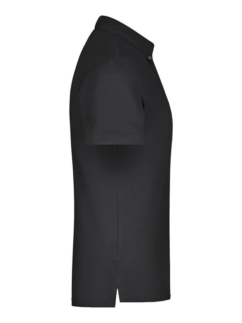 James and Nicholson - Polo motif/style uni Noir Blanc - Kiabi