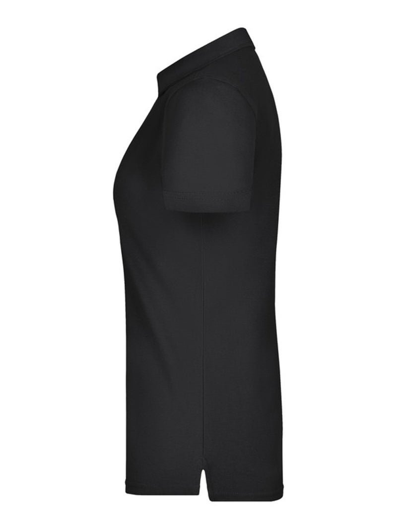 James and Nicholson - Polo motif/style uni Noir Blanc - Kiabi