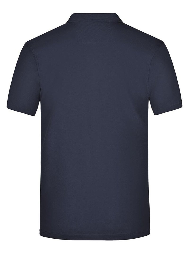 James and Nicholson - Polo motif/style uni Noir Bleu marine - Kiabi