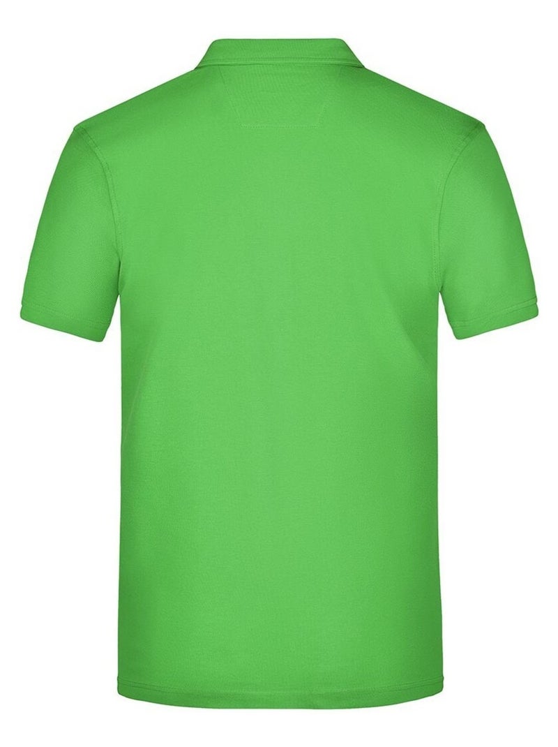 James and Nicholson - Polo motif/style uni Vert clair - Kiabi