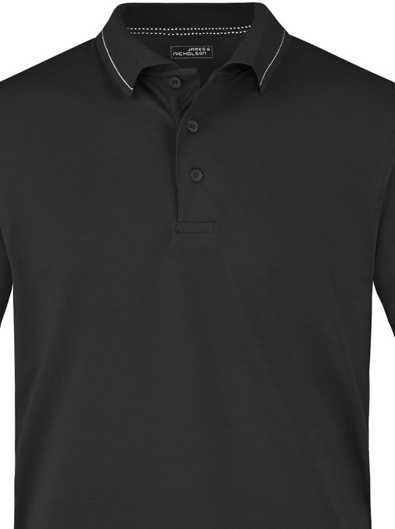 James and Nicholson - Polo Noir Blanc - Kiabi