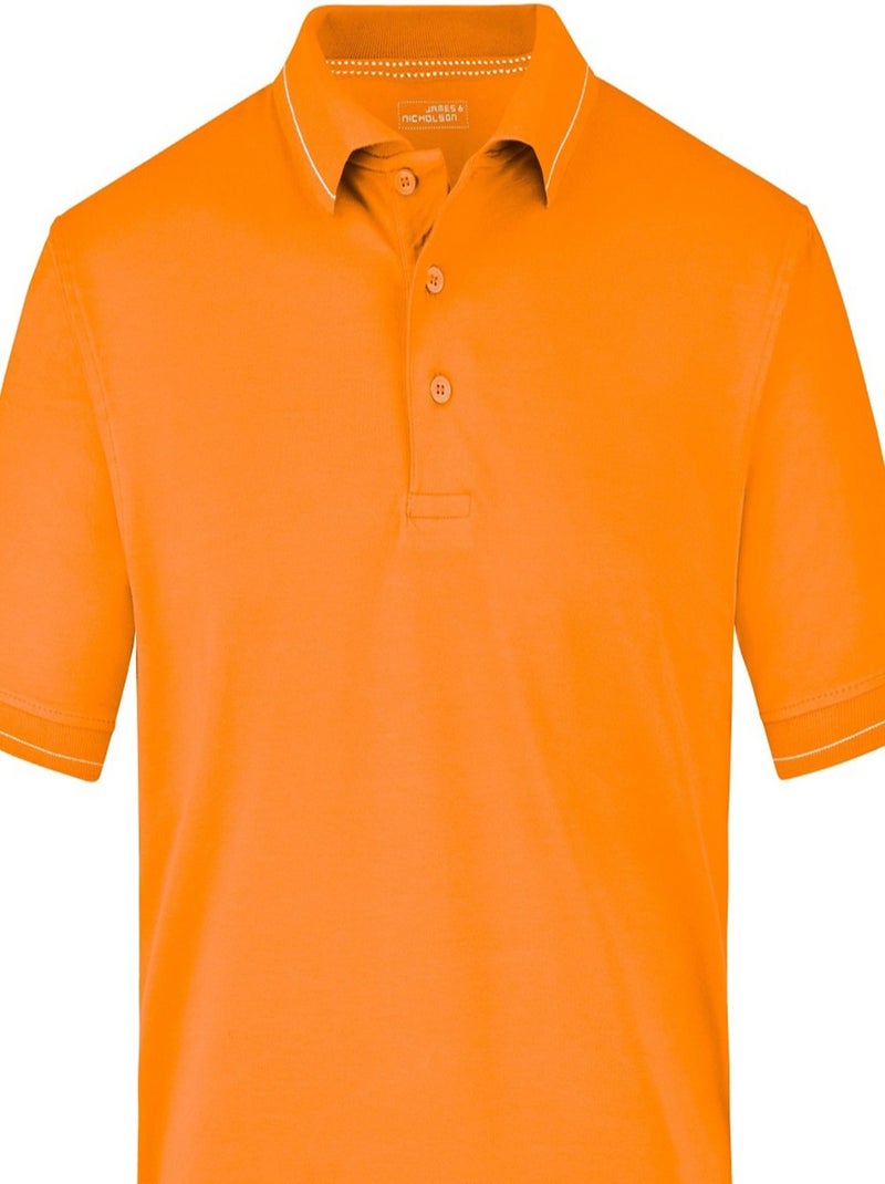 James and Nicholson - Polo Orange - Kiabi