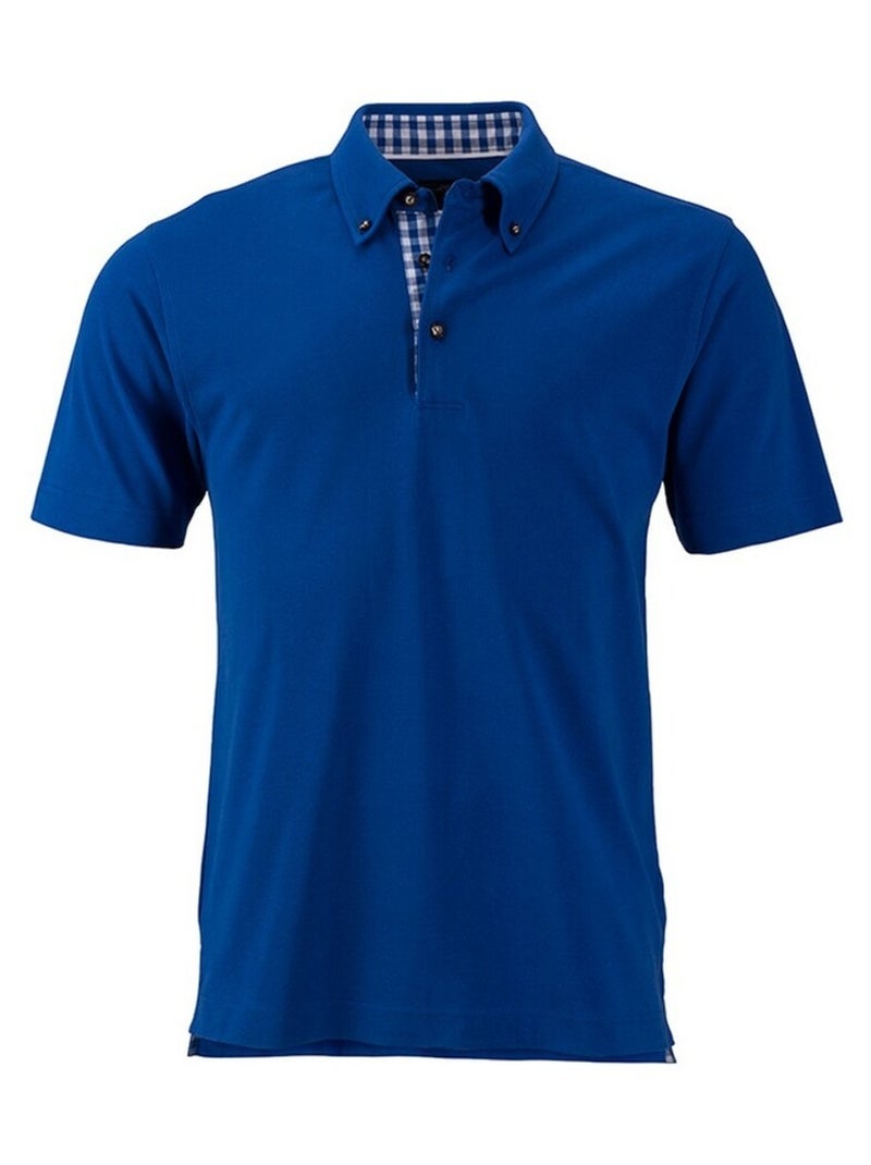 James and Nicholson - Polo TRADÇaIONAL Bleu roi - Kiabi