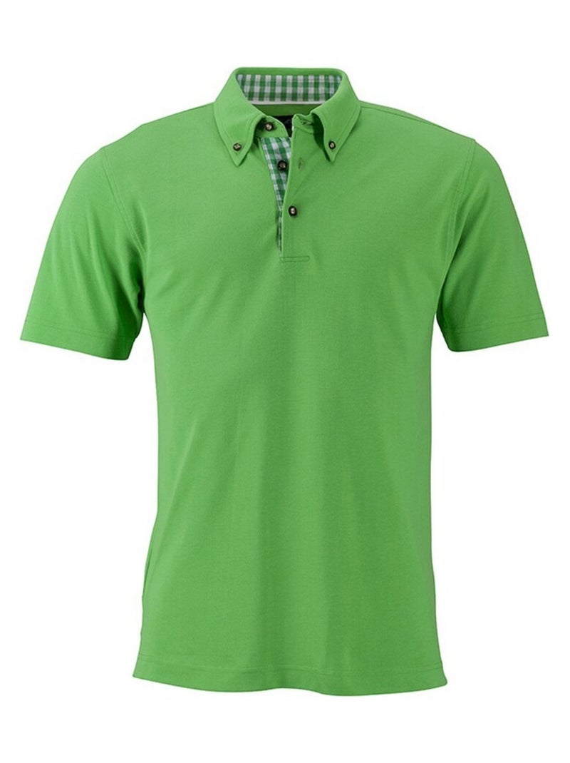 James and Nicholson - Polo TRADÇaIONAL Vert clair - Kiabi