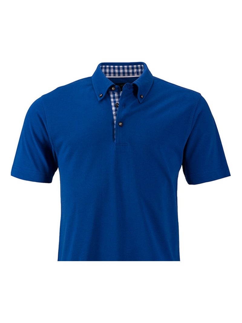 James and Nicholson - Polo TRADITIONAL Bleu roi - Kiabi