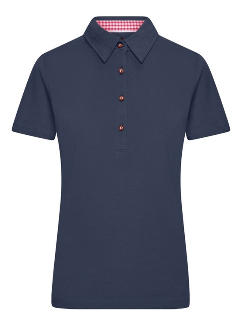 James and Nicholson - Polo TRADITIONAL Noir Bleu marine - Kiabi