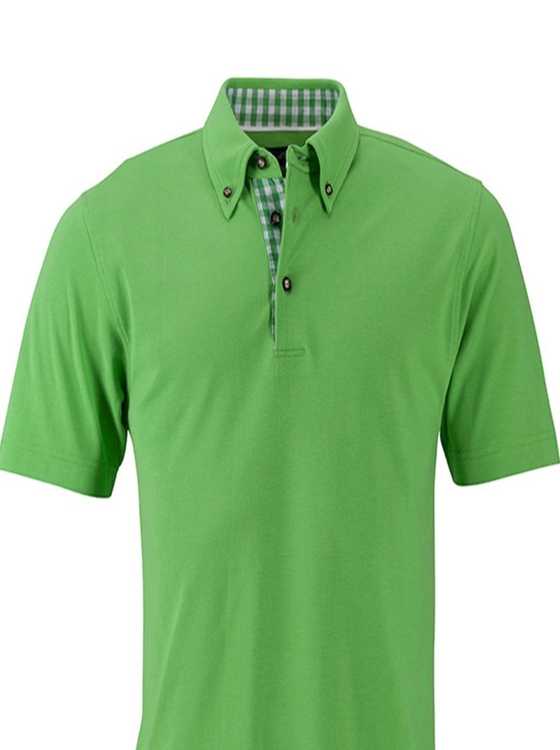 James and Nicholson - Polo TRADITIONAL Vert clair - Kiabi