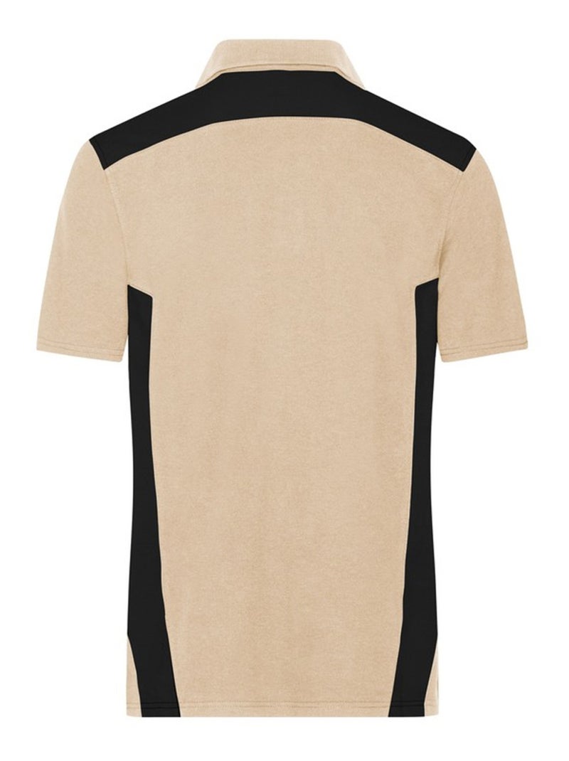James and Nicholson - Polo travail STRONG Beige gris - Kiabi