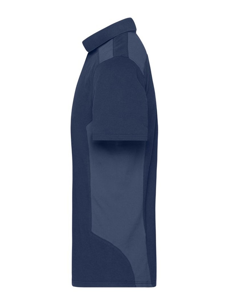 James and Nicholson - Polo travail STRONG Bleu marine - Kiabi