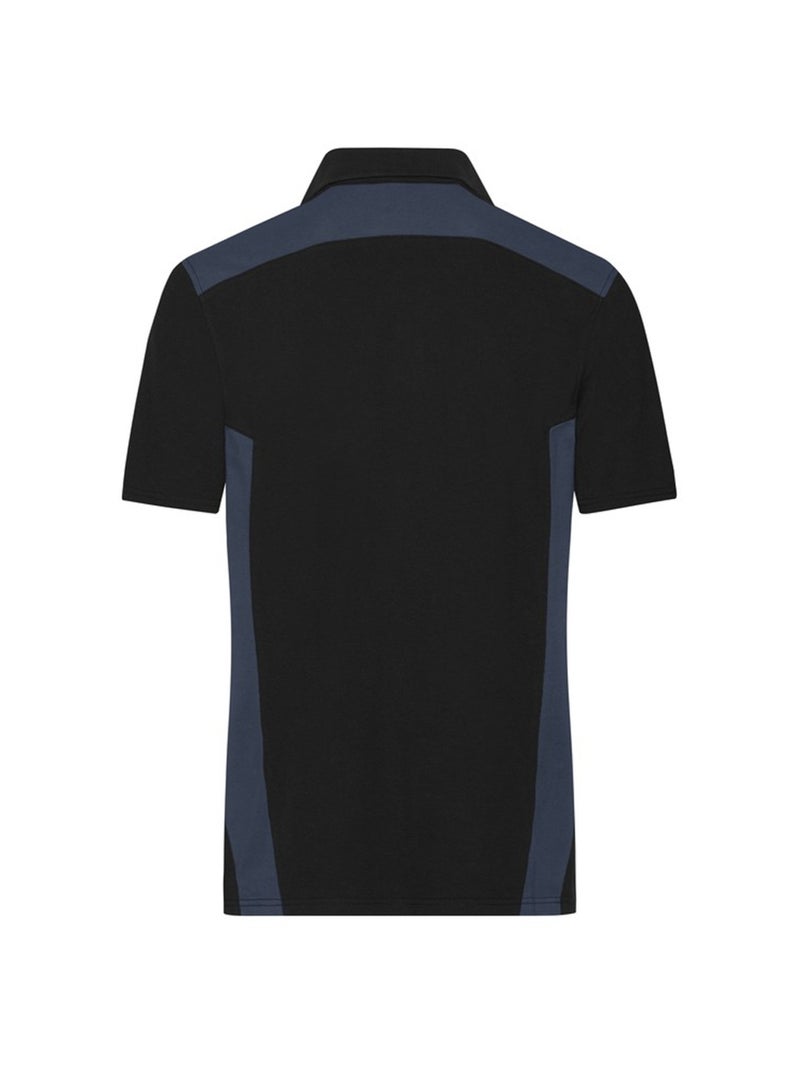 James and Nicholson - Polo travail STRONG Noir Noir - Kiabi