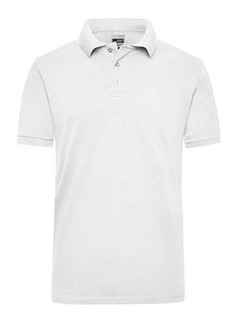 James and Nicholson - Polo WORKWEAR Blanc - Kiabi