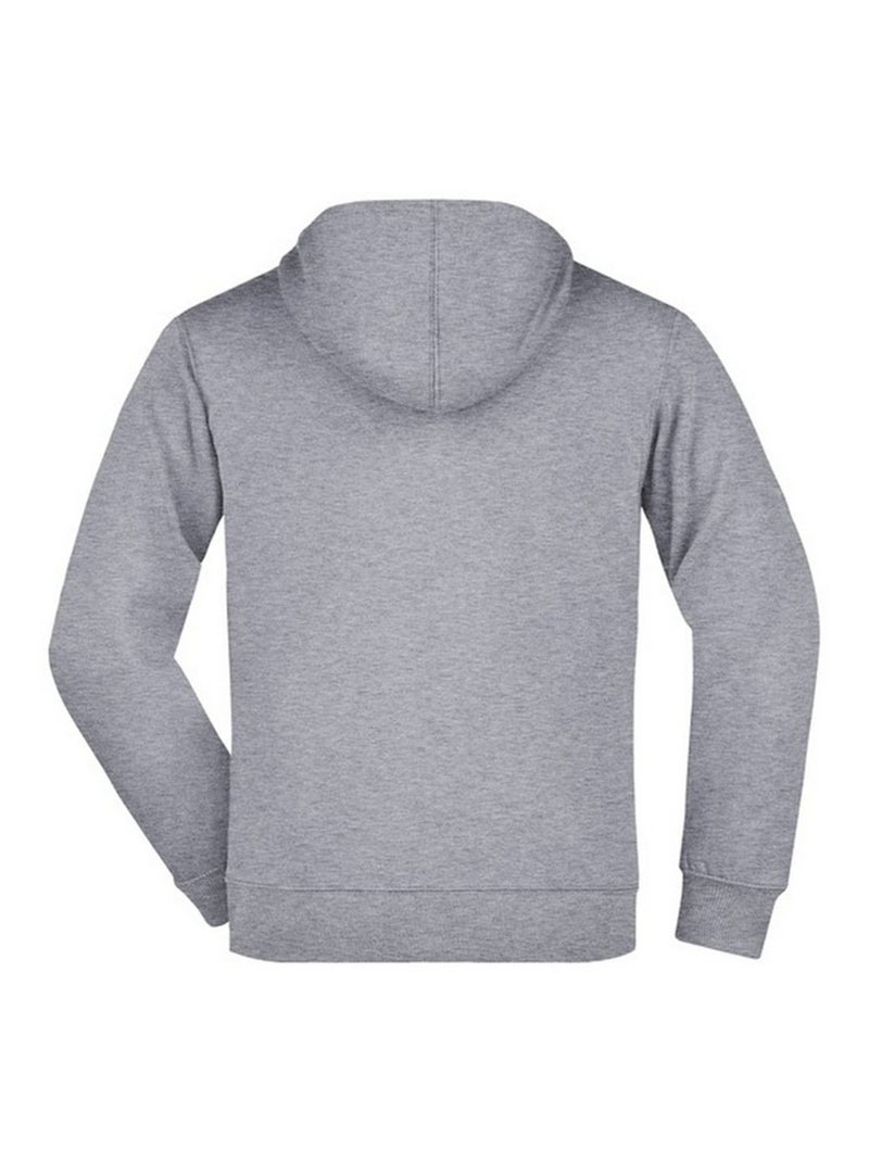 James and Nicholson - Sweat à capuche Gris chiné - Kiabi