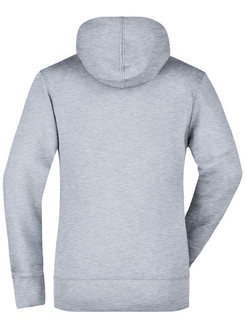 James and Nicholson - Sweat à capuche Gris chiné - Kiabi