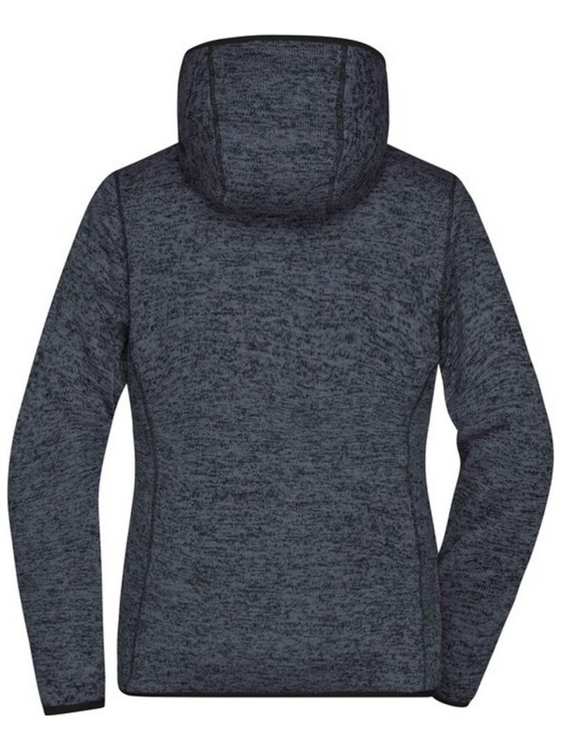 James and Nicholson - Sweat à capuche Gris chiné - Kiabi