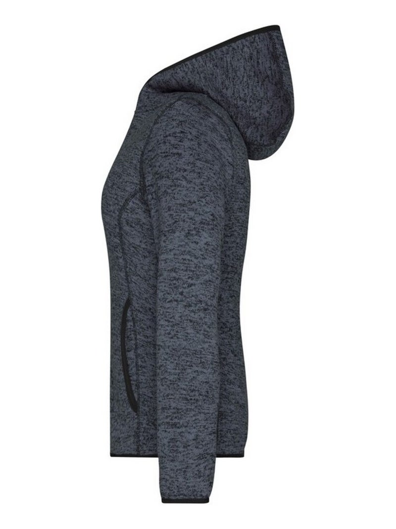 James and Nicholson - Sweat à capuche Gris chiné - Kiabi